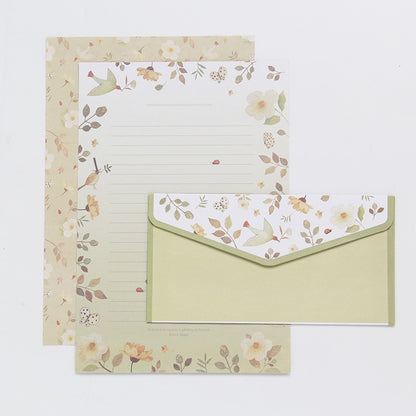 9 pcs/lot Postcard Letter Stationery Paper Envelope Vintage Envelopes