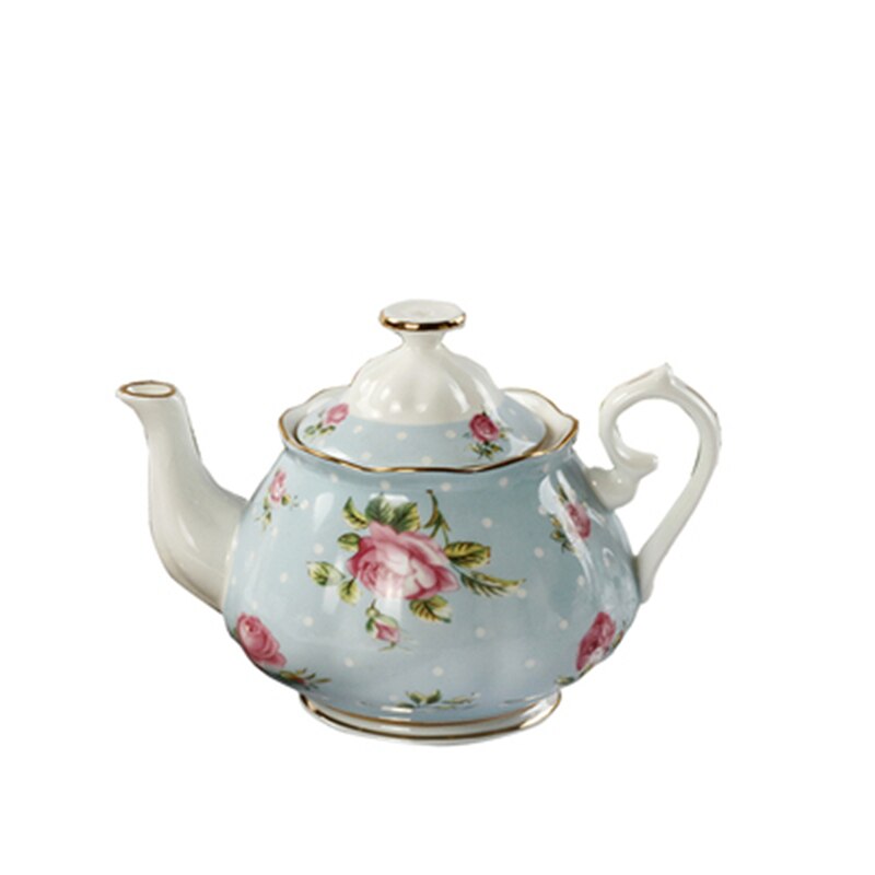 Ceramic Household Teapot With Floral Patterns