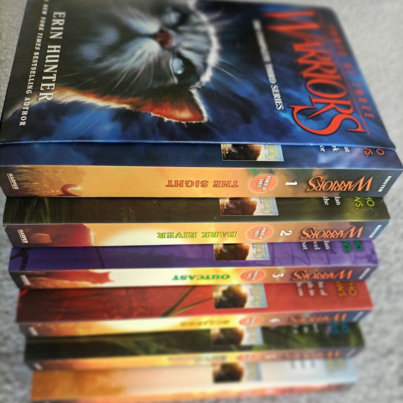 Set of 6 book Cat Samurai Part One Two Three Four Complete Set