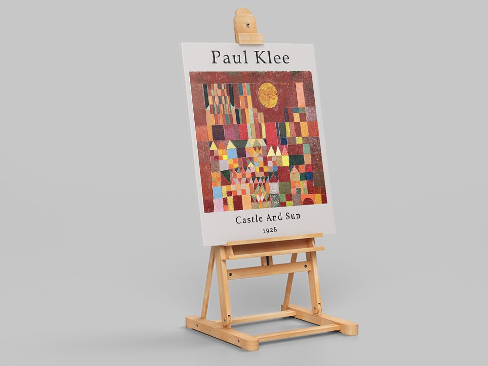 Castle And Sun By Paul Klee Exhibition Posters