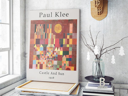 Castle And Sun By Paul Klee Exhibition Posters