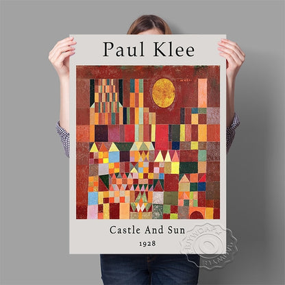 Castle And Sun By Paul Klee Exhibition Posters