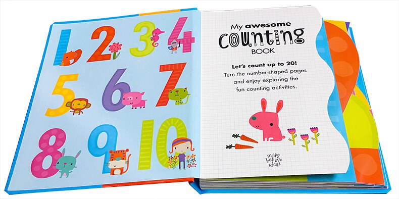 My Awesome Counting Book 123 number shaped pages