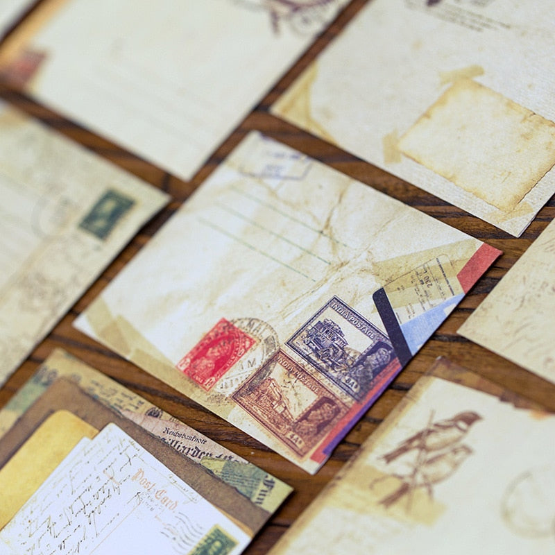 12Pcs Set Antique Vintage Mini Envelopes