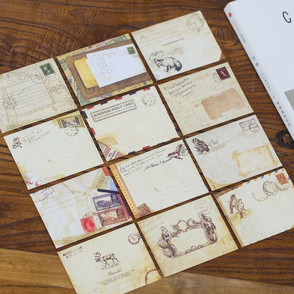 12Pcs Set Antique Vintage Mini Envelopes