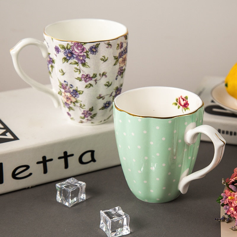 Ceramic Bone China Coffee Mugs