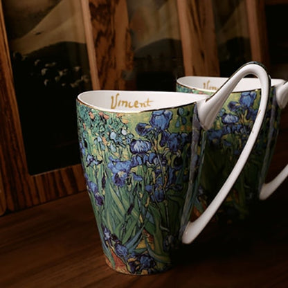 Famous Painting Mug Vincent Van Gogh Ceramic Cup 600ml Large Capacity