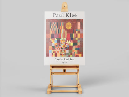 Castle And Sun By Paul Klee Exhibition Posters