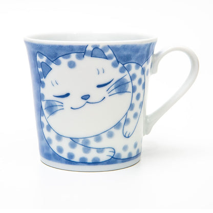 Cute Cat Mugs 260ml Ceramic Milk Mug Japanese Style