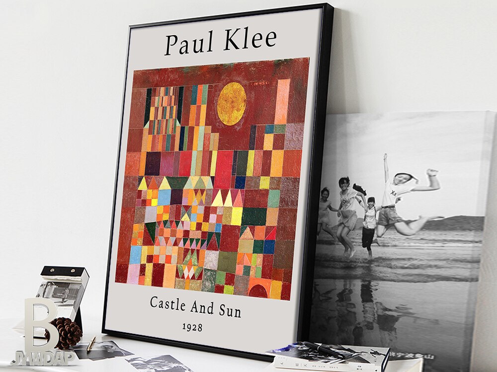 Castle And Sun By Paul Klee Exhibition Posters