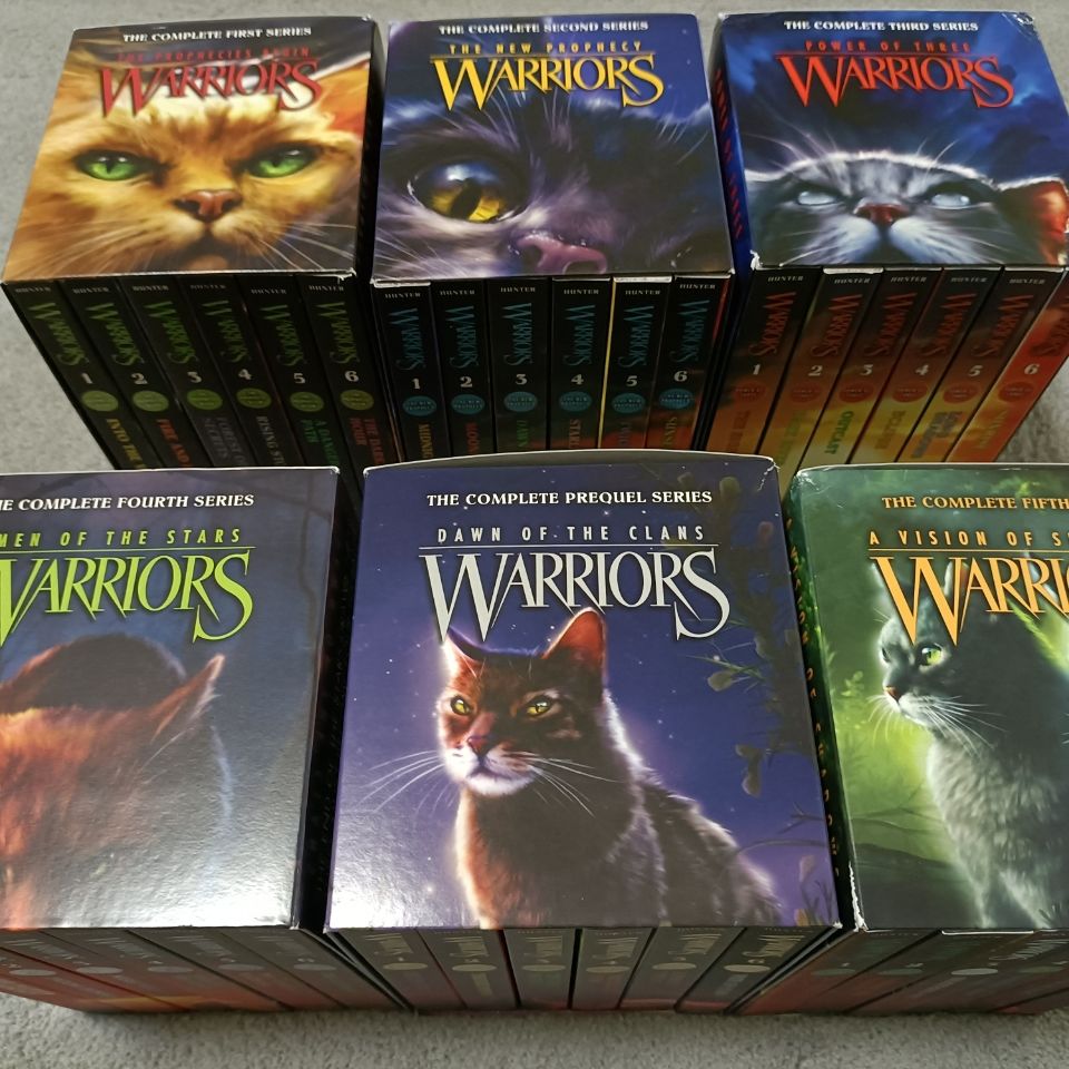 Set of 6 book Cat Samurai Part One Two Three Four Complete Set