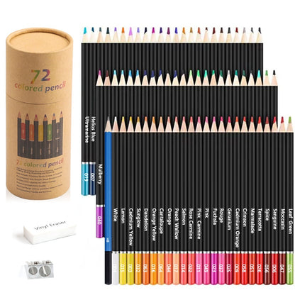 72 Colorful Pencils