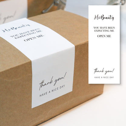 Personalized Box and Label Stickers