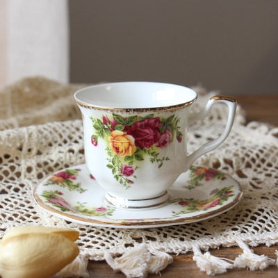 Afternoon Tea Set Old Town Rose European English Bone China