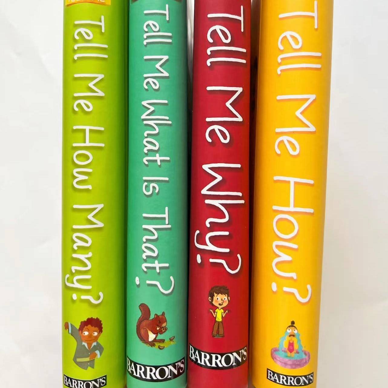 4 Volumes of Tell Me Series Barron's