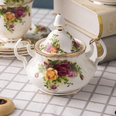 Afternoon Tea Set Old Town Rose European English Bone China