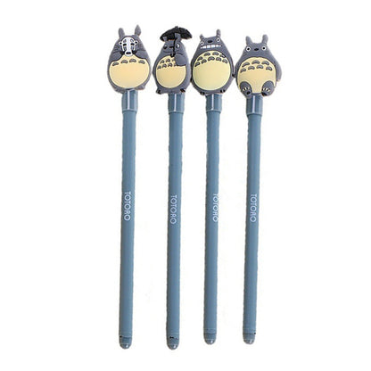 4Pcs Set of 0.5mm Kawaii Cartoon Totoro Gel Pens