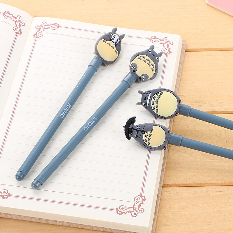 4Pcs Set of 0.5mm Kawaii Cartoon Totoro Gel Pens