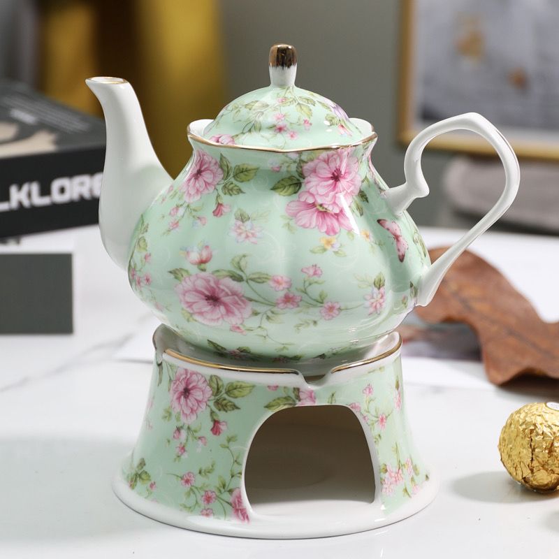 Ceramic Teapot 400ML With Heating Base