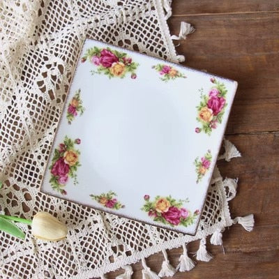 Afternoon Tea Set Old Town Rose European English Bone China