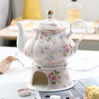 Ceramic Teapot 400ML With Heating Base