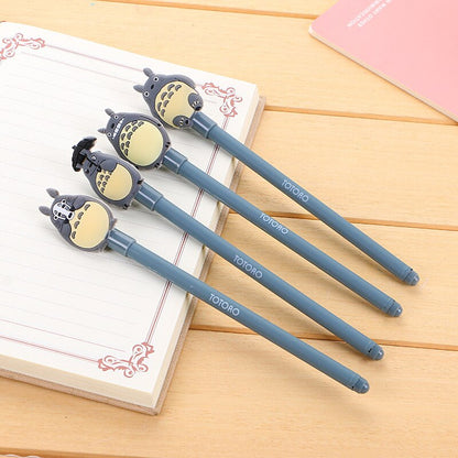 4Pcs Set of 0.5mm Kawaii Cartoon Totoro Gel Pens