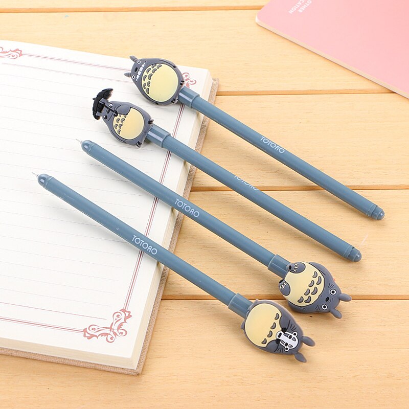 4Pcs Set of 0.5mm Kawaii Cartoon Totoro Gel Pens