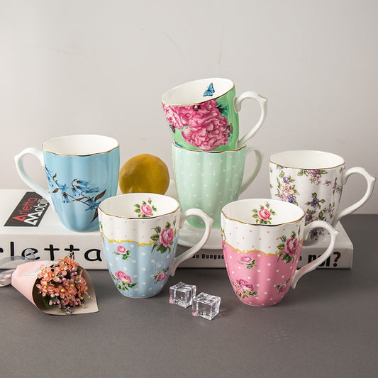 Ceramic Bone China Coffee Mugs