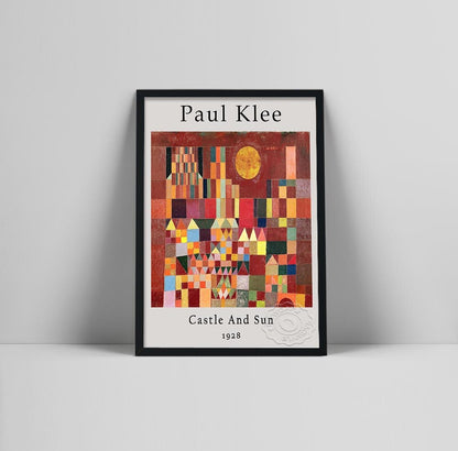 Castle And Sun By Paul Klee Exhibition Posters